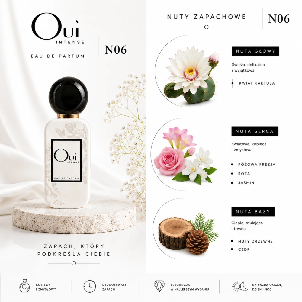 Oui Intense N06 woda perfumowana 50ML inspirowane zapachem Hugo Boss Ma Vie