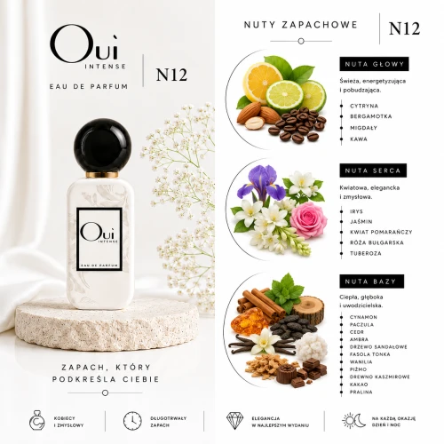 Oui Intense N12 woda perfumowana 50ML inspirowane zapachem Carolina Herrera Good Girl